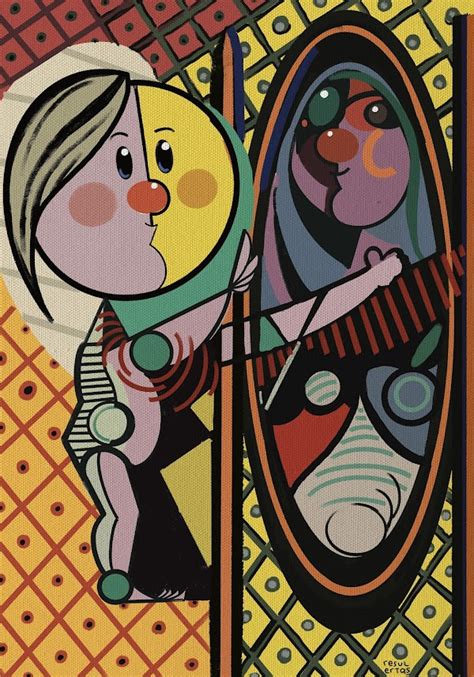 Picasso Girl Before A Mirror