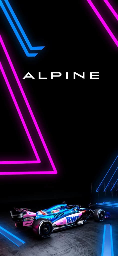 2022 Alpine Poster Wallpaper Formula1