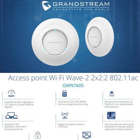 Point daccès Grandstream GWN7605 WiFi MU MIMO bi bande