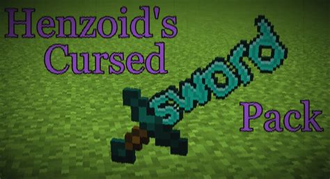 Henzoids Cursed Sword Pack Minecraft Texture Pack