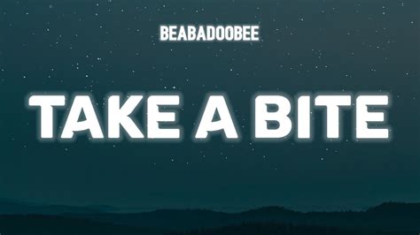 Beabadoobee Take A Bite Lyrics Youtube