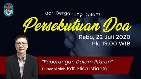 Juli Pk Wib Persekutuan Doa Rabu Gereja Kristen