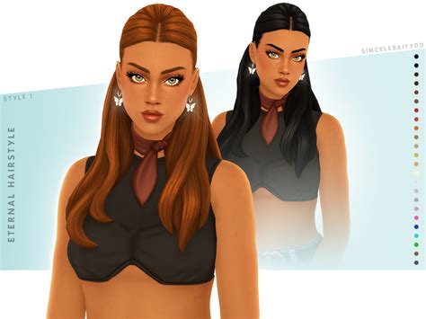 The Sims Resource Eternal Hairstyle Style