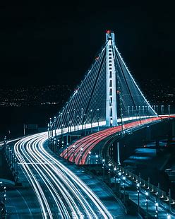 HD Wallpaper Road Bridge San Francisco Street Traffic Lights