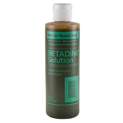 MacGill Betadine Solution 8 Oz First Aid Wound Care Shop