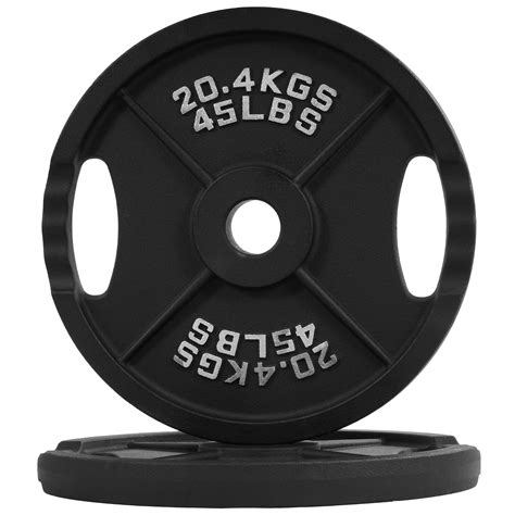 Balancefrom Classic Cast Iron Weight Plates For Strength Training