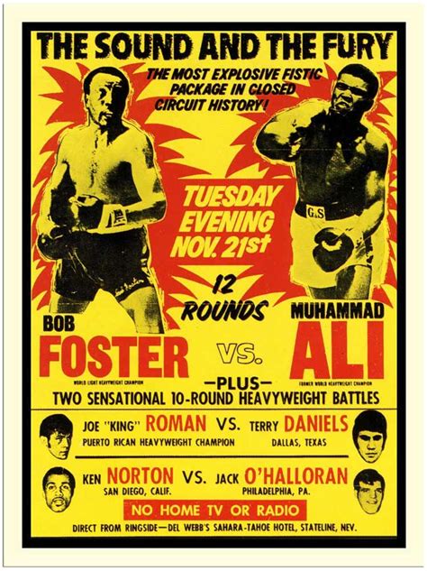 Boxing Posters Vintage Boxing Posters Muhammad Ali