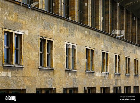 Building at former Berlin Tempelhof Airport, one of the first airports ...