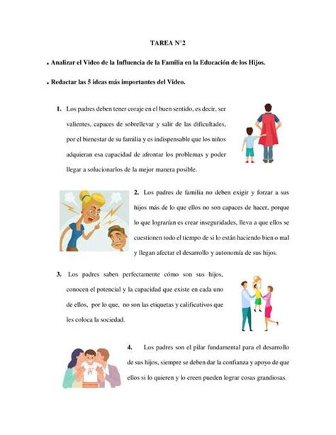 Influencia de la Familia en la Educación de los Hijos Educación