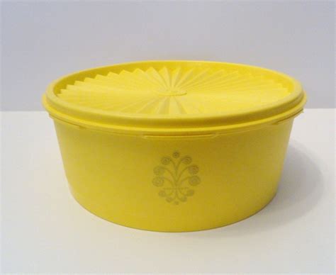 Vintage Tupperware Yellow Container