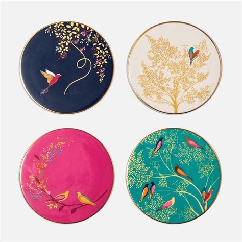 Chelsea Ceramic Coasters Assorted Set Of 4