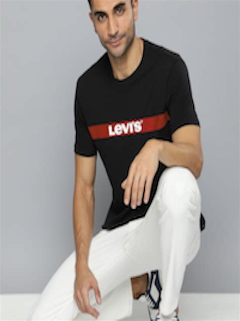 Buy Levis Brand Logo Printed Pure Cotton T Shirt - Tshirts for Men ...