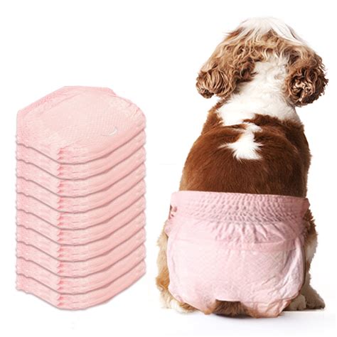 Snapklik.com : Dog Diapers Female,Disposable 10 Pcs Stretchy Dog ...