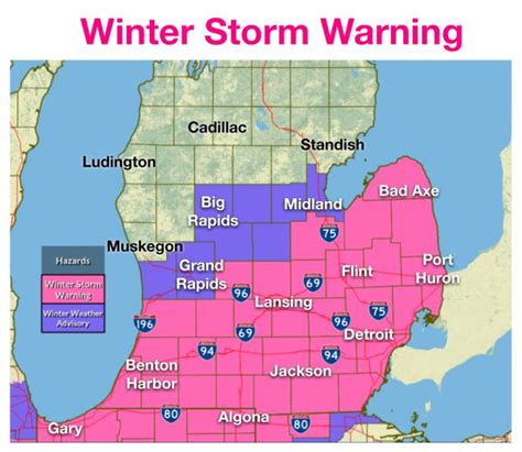 Winter Storm Warning Now ‘intense Snowfall Rates Location Timeline