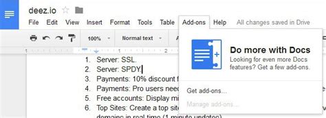 Google Docs Add Ons Overview How To Install And Use Ghacks Tech News
