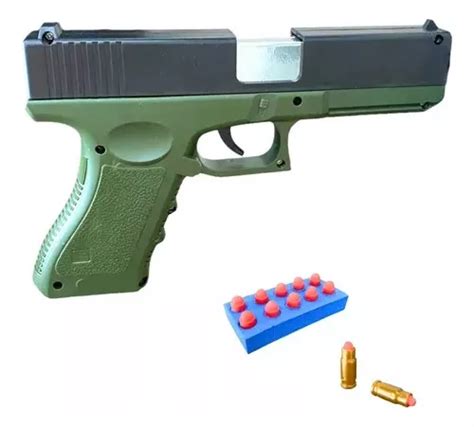 Arma Pistola Glock Cosplay Arminha De Brinquedo Realista Mercadolivre