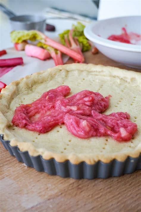 Rhubarb Almond Tart Recipe Baking For Friends