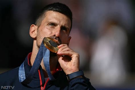 Novak Djokovic S Emotional Celebration After Winning Paris 2024 Gold Photo Gallery