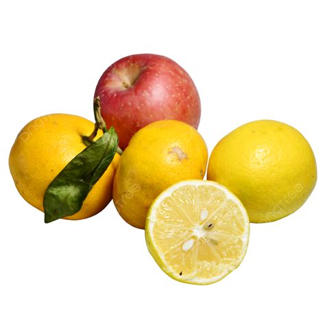 Sour Lemon Seedless Orange Apple Sour Lemon Fruit PNG Transparent