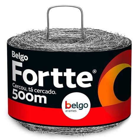 Arame Farpado Fortte Belgo M Belgo Cercas E Cia Vale Telas