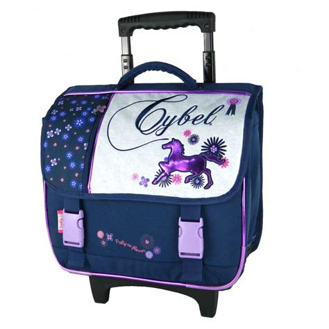 Cartable Roulettes Cheval Cybel Cm Trolley Haut De Gamme