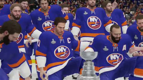 Nhl 21 New York Islanders Stanley Cup Celebration Youtube