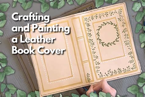 Online Crafting And Painting A Leather Book Cover Course Creative Fabrica