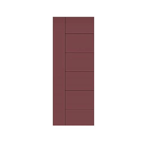 CALHOME Modern Classic 24 In X 96 In Maroon Stained Composite MDF