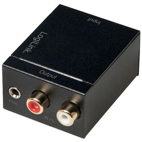 Logilink Audio Konverter Digital Auf Analog Mm Spdif Toslink