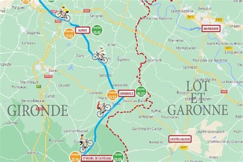 Lot et Garonne notre carte pour aller voir le Tour de France près de