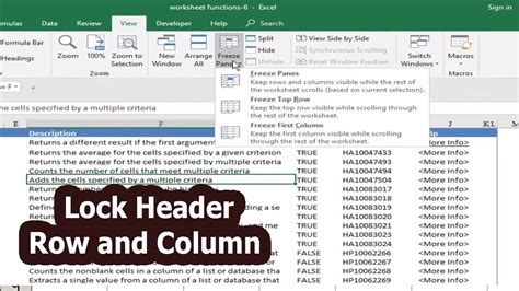 How To Set Column Headers In Excel Templates Sample Printables