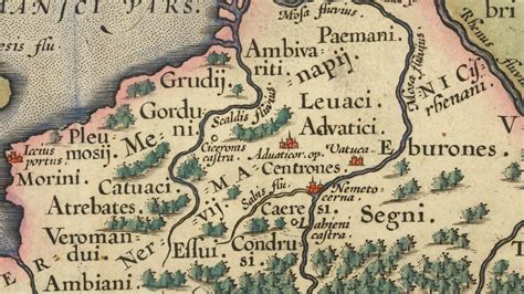 Old Map Of Gaul By Ortelius Map Gallia Vetus Vintage Map Map Etsy