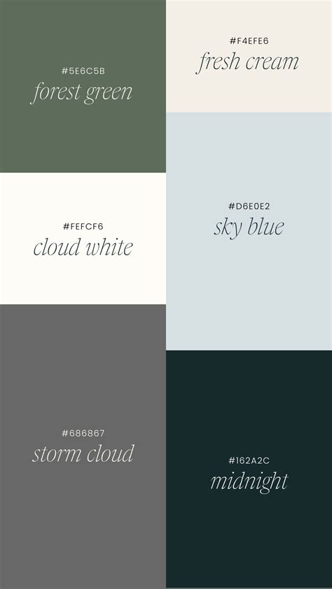 Color Palette Inspiration Modern And Cool Color Palette For Branding