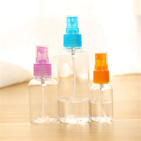 5 Pcs Set Refillable Bottles Mini Plastic Transparent Small Empty Spray