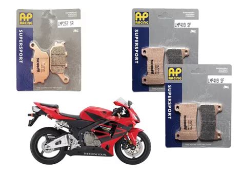 Kit Pastilhas Freio Diant E Tras Ap Racing Honda Cbr 600 Rr