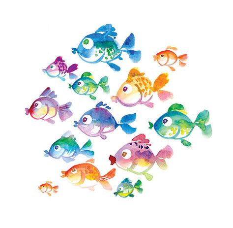 920+ School Of Fish Drawings Stock Photos, Pictures & Royalty-Free Images - iStock