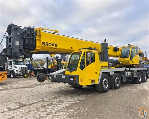 Sold 2012 Grove Tms800e 880e 80 Ton Truck Crane Crane In Cleveland Ohio