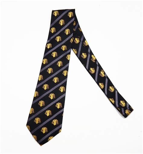 Scottish Rite of Freemasonry Black Tie by Masonic Ties