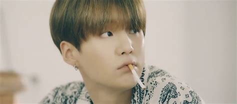 Yoongi Smoking In BTS Love Yourself Yoongi Jungkook Min Yoongi