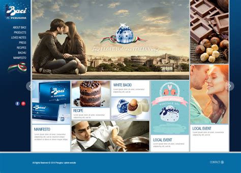 Baci Perugina International Website - Carlo Perego