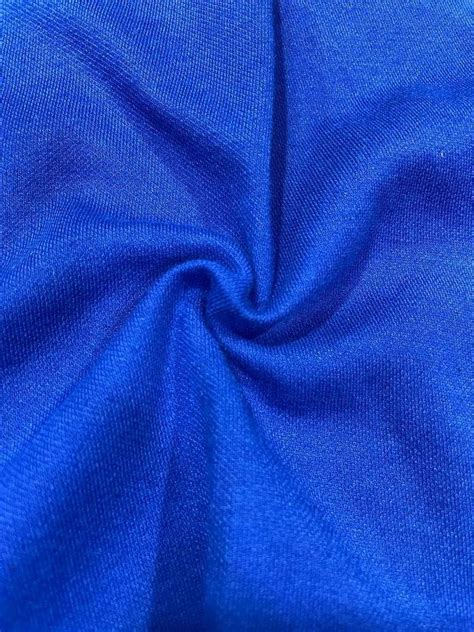 Double Pique Cotton Knitted Fabric Blue At Rs 350 Kg In Ludhiana ID