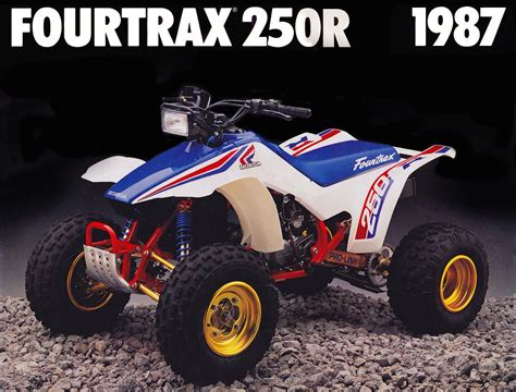 1987 Honda Fourtrax 250r Brochure Page 1 A Photo On Flickriver