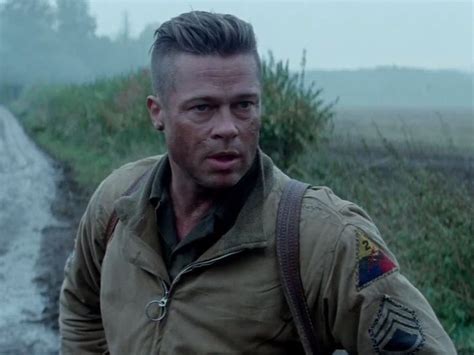 Brad Pitt Fury Haircut Fury S Men Business Insider Movie