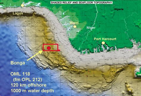 Shelling Out The Oil In Waters Off Nigeria Radar Satellite Image