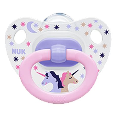 Nuk Baby Pacifier 6 18 Months Silicone Unicorn Pink Soother Girl