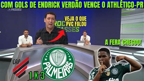 PALMEIRAS VENCE O ATHLETICO PR DE VIRADA NA ARENA DA BAIXADA ENDRICK