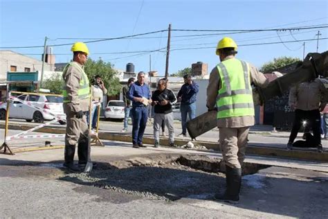 El intendente Nediani recorrió las obras de mejoramiento integral de