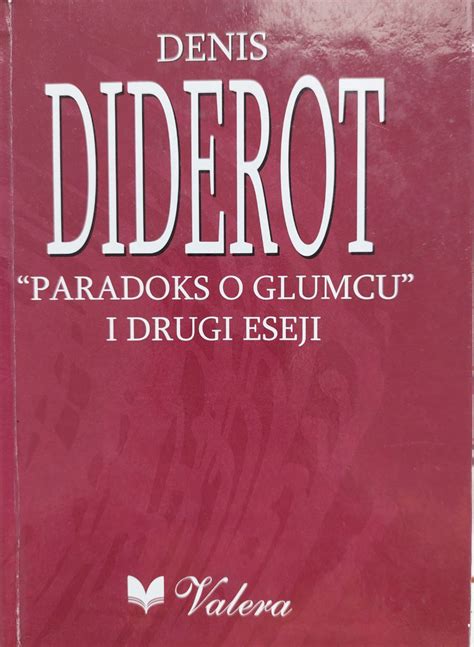 Paradoks O Glumcu I Drugi Eseji By Denis Diderot Goodreads