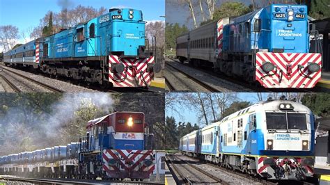 Compilado Tren El Pata de Perro Línea Mitre Locomotoras ALCo G12 y