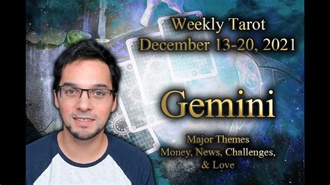 Gemini Weekly Tarot December Youtube